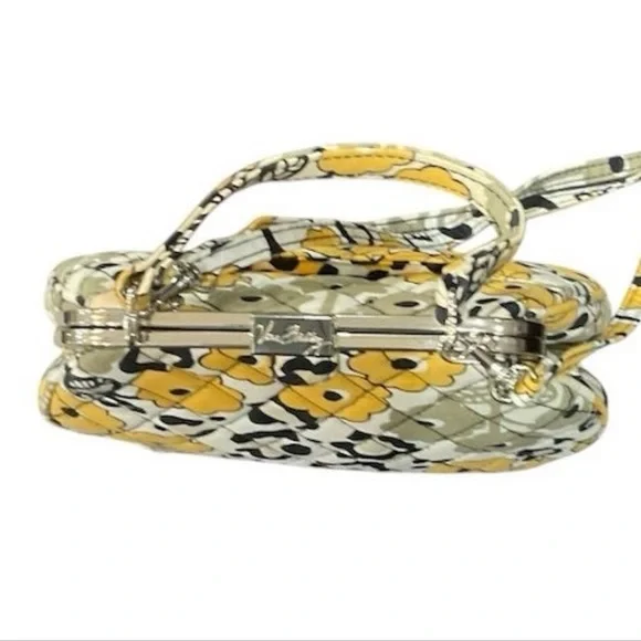 Vera Bradley Retired Go Wild Floral Animal Print Mini Frame Crossbody Bag - Picture 7 of 12